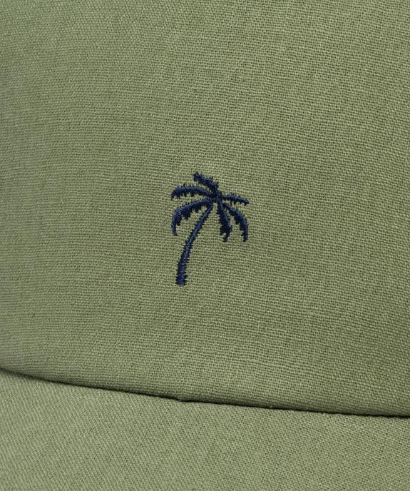 Casquette en lin et coton avec palmier brodé garçon vue3 - GEMO 4G GARCON - GEMO