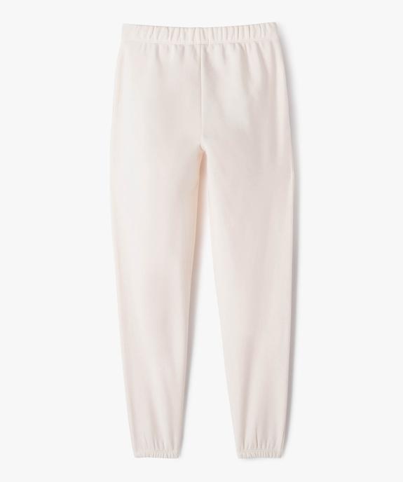 Pantalon de jogging molletonné fille vue4 - PREMIER PRIX BY GEMO - GEMO