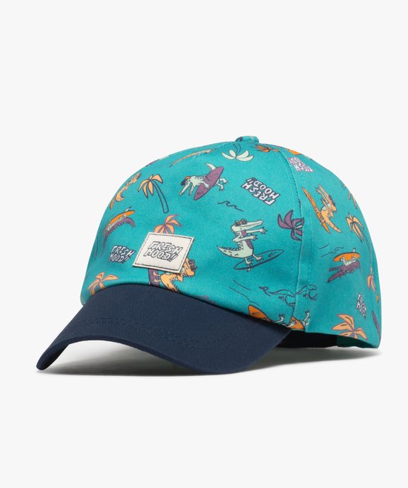 Casquette à motifs surf garçon vue1 - GEMO 4G GARCON - GEMO