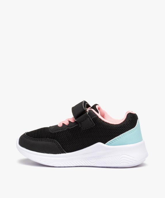 Baskets fille en mesh à lacets et scratch – Umbro Loran vue3 - UMBRO - GEMO