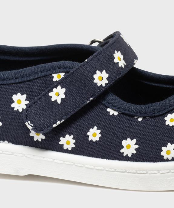 Babies en toile fleurie à scratch et bout recouvert fille - Lovely Wings vue6 - LOVELY WINGS GEMO FOR GOOD - GEMO