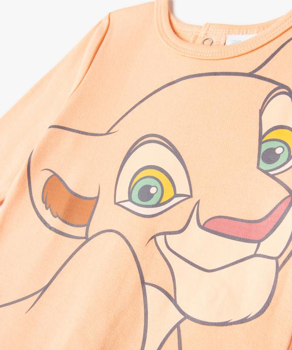 Pyjama dors-bien en jersey imprimé bébé - Disney vue2 - DISNEY BABY - GEMO