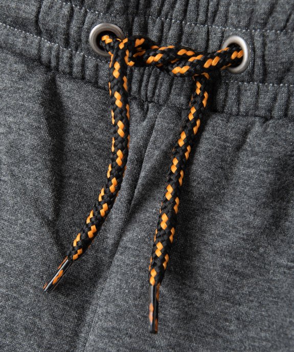 Pantalon de jogging garçon en molleton extensible - Freegun vue2 - FREEGUN - GEMO