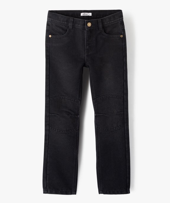 Jean garçon coupe Regular avec genoux renforcés vue2 - GEMO (ENFANT) - GEMO
