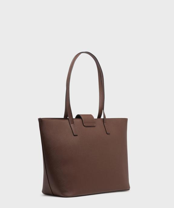Sac cabas rigide en matière texturée femme vue2 - GEMO (ACCESS) - GEMO