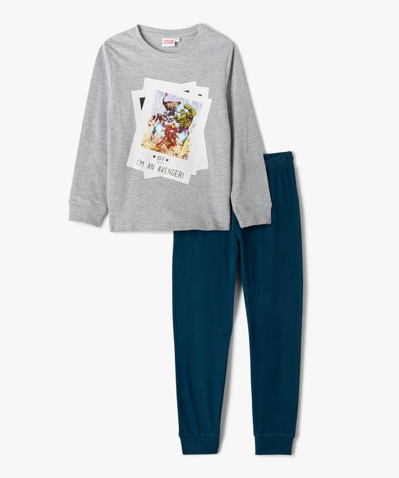 Pyjama garçon bicolore avec motif Avengers – Marvel vue1 - MARVEL DTR - GEMO