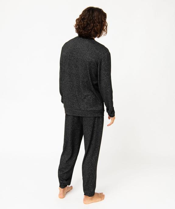 Pyjama en maille douillette homme vue3 - GEMO(HOMWR HOM) - GEMO