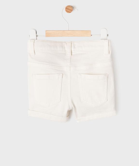 Short en coton stretch avec taille ajustable bébé garçon vue3 - GEMO(BEBE DEBT) - GEMO