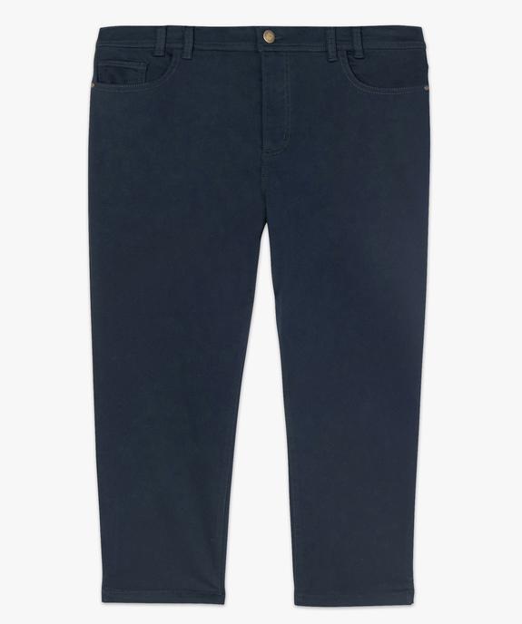 Pantacourt femme grande taille en toile extensible coupe ajustée vue4 - GEMO (G TAILLE) - GEMO
