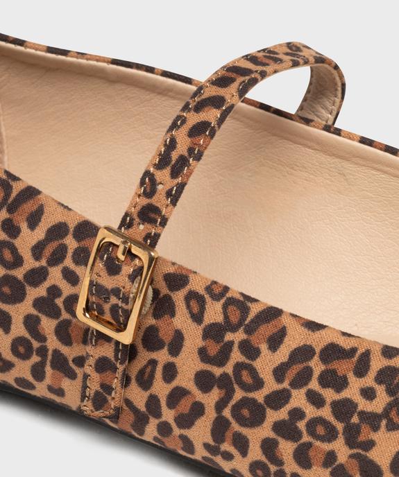 Ballerines en suédine à bout carré et bride femme - Follow Me vue6 - FOLLOW ME - GEMO