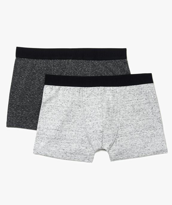 Boxers homme grande taille assortis (lot de 2) vue1 - GEMO 4G HOMME - GEMO