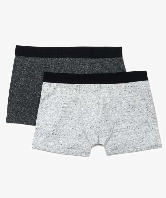 Boxers homme grande taille assortis (lot de 2) vue1 - GEMO 4G HOMME - GEMO