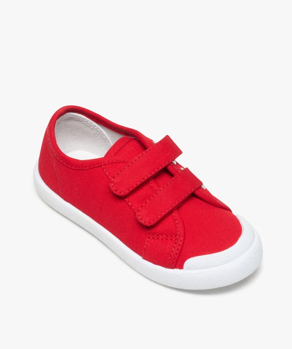 Baskets garçon en toile fermeture double scratch vue5 - GEMO (ENFANT) - GEMO