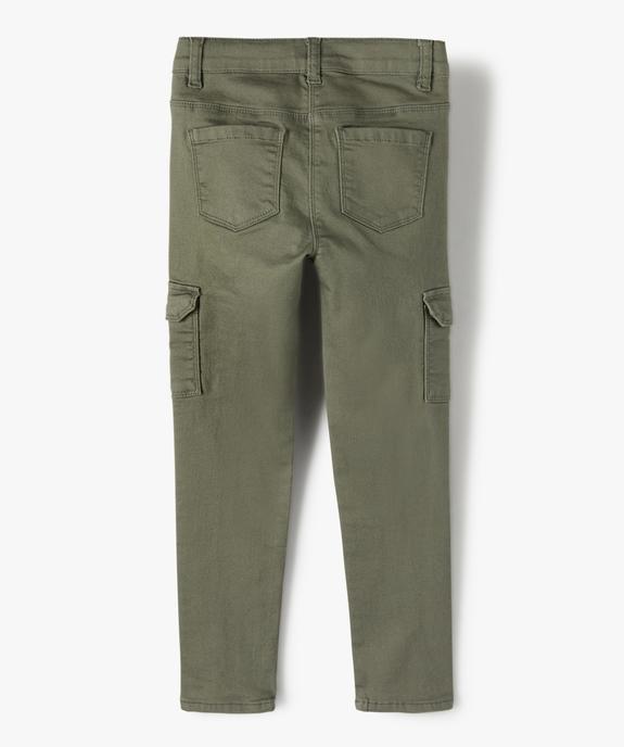 Pantalon fille avec poches à rabat sur les cuisses - GEMO 4G FILLE Pantalon fille avec poches à rabat sur les cuisses vue4 - GEMO 4G FILLE - GEMO