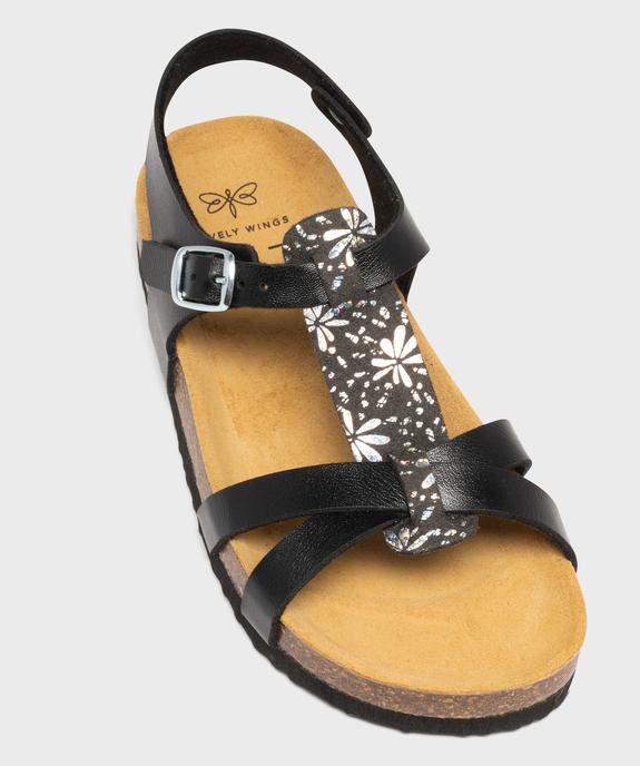 Sandales à bride centrale brillante fille vue5 - LOVELY WINGS GEMO FOR GOOD - GEMO