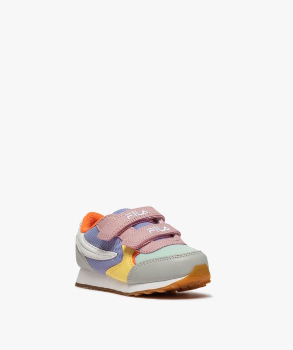 Baskets fille colorées à scratch – Fila Orbit Low vue2 - FILA - GEMO