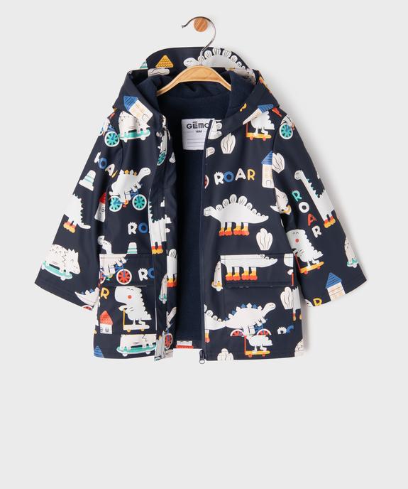 Imperméable à capuche et doublure polaire bébé  vue2 - GEMO(BEBE DEBT) - GEMO