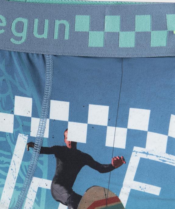 Boxer en microfibre motif surf garçon - Freegun vue2 - FREEGUN - GEMO