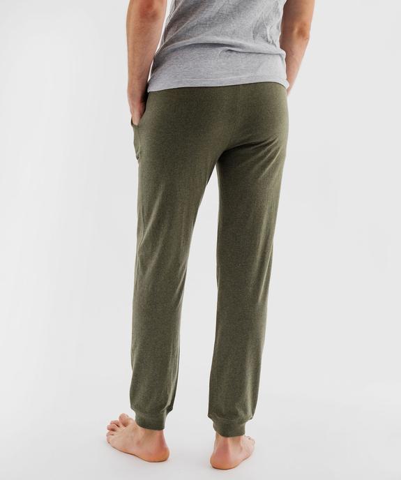 Pantalon de pyjama en jersey à taille élastique homme vue3 - GEMO(HOMWR HOM) - GEMO