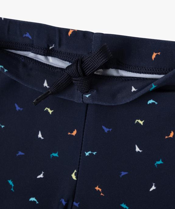 Maillot de bain boxer à motifs dauphins garçon vue2 - GEMO 4G GARCON - GEMO