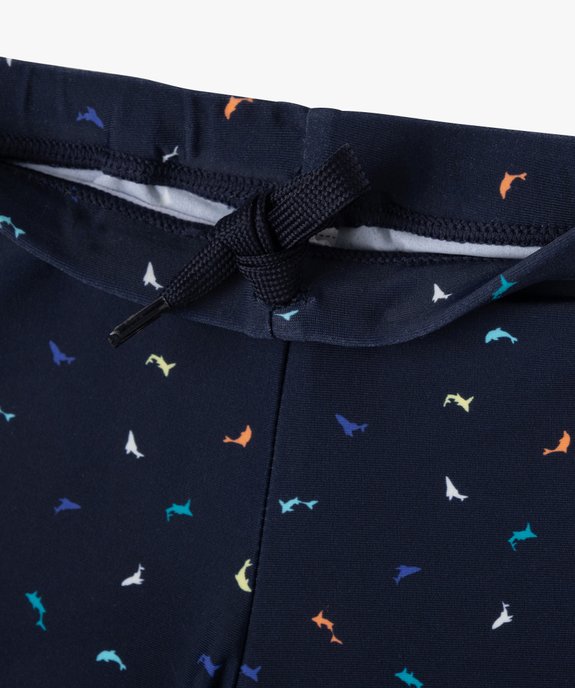 Maillot de bain boxer à motifs dauphins garçon vue2 - GEMO 4G GARCON - GEMO