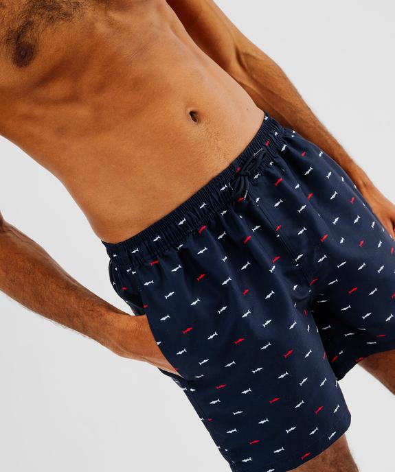 Short de bain imprimé chars à voile homme vue2 - GEMO (PLAGE) - GEMO