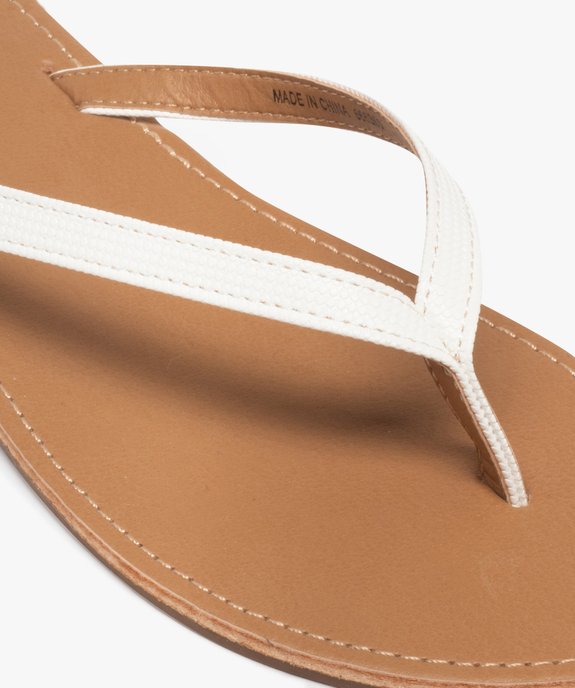 Tongs femme à petit talon plat et lanières fines - Valentina Baldano vue12 - VALENTINA BALDA - GEMO