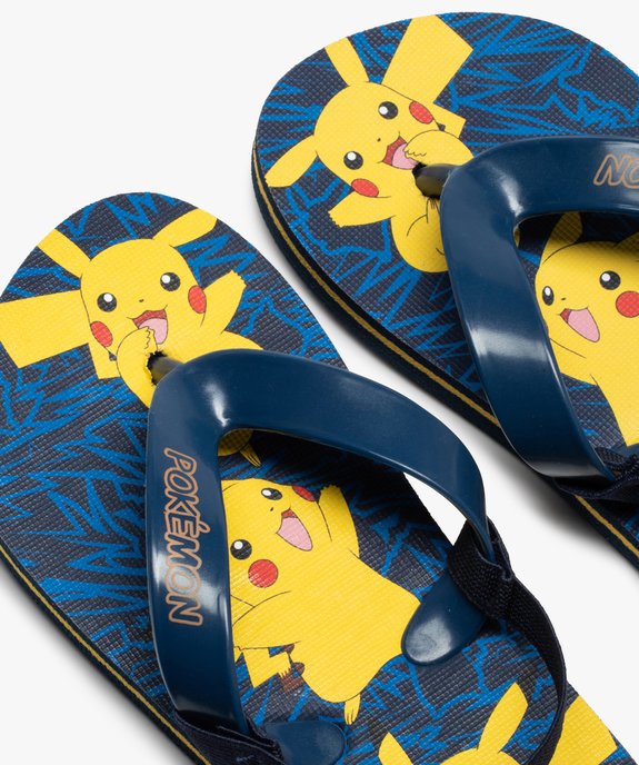 Tongs enfant Pikachu avec bride élastiquée - Pokémon vue3 - POKEMON - GEMO