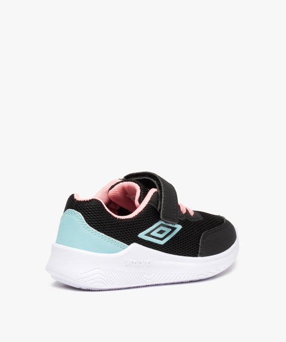 Baskets fille en mesh à lacets et scratch – Umbro Loran vue4 - UMBRO - GEMO