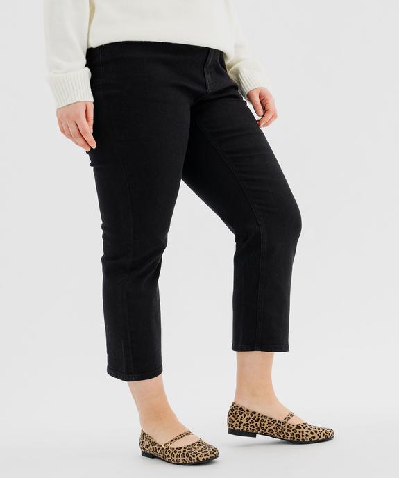 Pantacourt droit en denim stretch femme grande taille vue1 - GEMO (G TAILLE) - GEMO