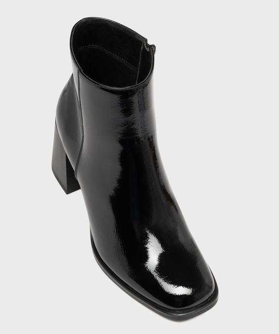 Boots à talon large et bout carré femme vue12 - FOLLOW ME - GEMO