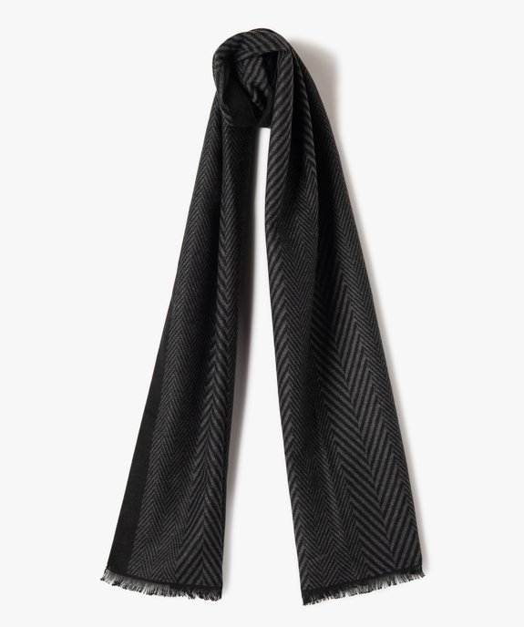 Écharpe fine à motif chevrons homme vue1 - GEMO (ACCESS) - GEMO