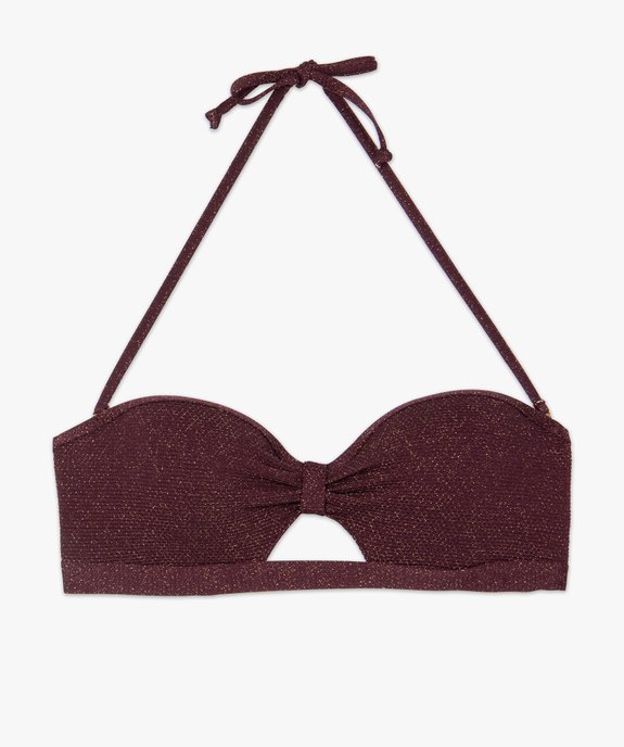 Haut de maillot de bain femme bandeau vue4 - GEMO (PLAGE) - GEMO
