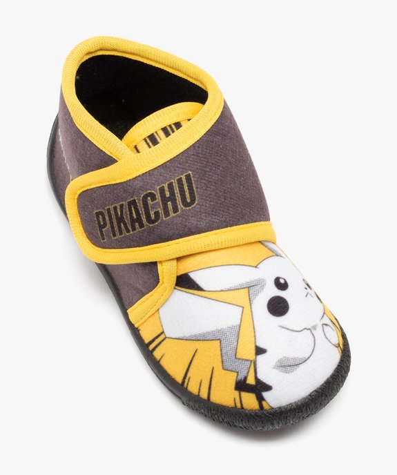 Chaussons garçon bottillons imprimés Pikachu - Pokemon vue5 - POKEMON - GEMO