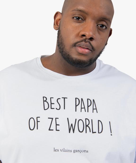 Tee-shirt homme à message Gémo X Les vilains garçons vue2 - GEMO (G TAILLE) - GEMO