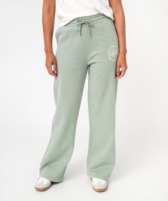 Jogging large en molleton doux imprimé femme - Camps United vue1 - CAMPS - GEMO