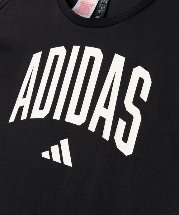 Robe tee-shirt en coton avec inscription et logo fille - Adidas vue2 - ADIDAS - GEMO