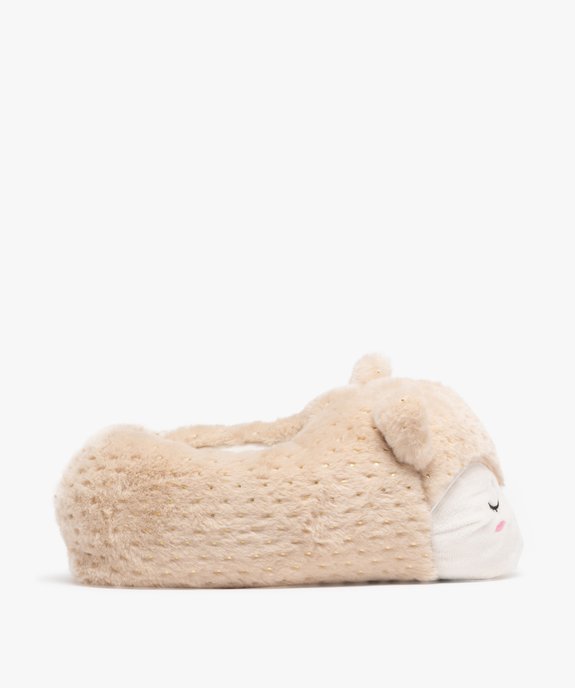 Chaussons 3D à motif chat fille vue2 - GEMO (ENFANT) - GEMO