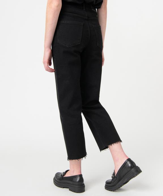 Jean femme coupe droite longueur 7/8ème vue3 - GEMO 4G FEMME - GEMO