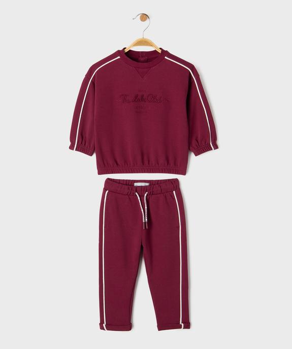 Ensemble 2 pièces sweat + jogging bébé garçon - LuluCastagnette vue1 - LULUCASTAGNETTE - GEMO