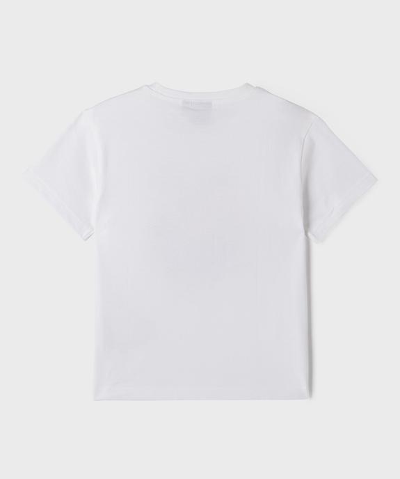 Tee-shirt col rond imprimé garçon - Mario vue3 - MARIO - GEMO