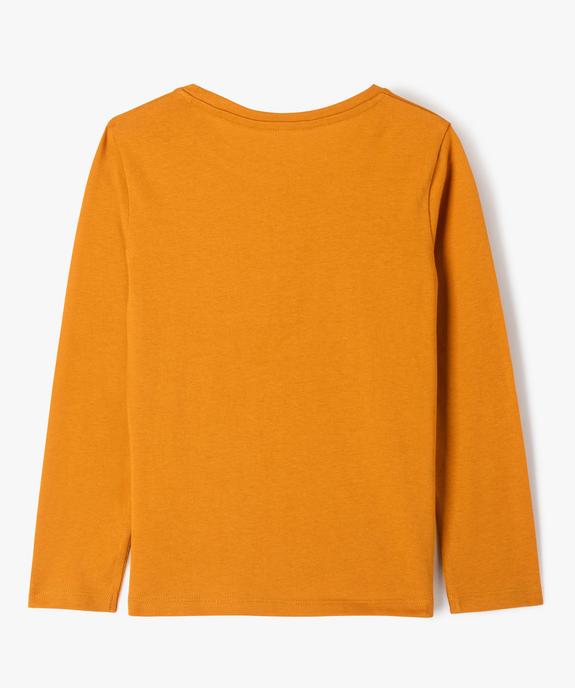 Tee-shirt à manches longues avec motif fille vue3 - GEMO (ENFANT) - GEMO