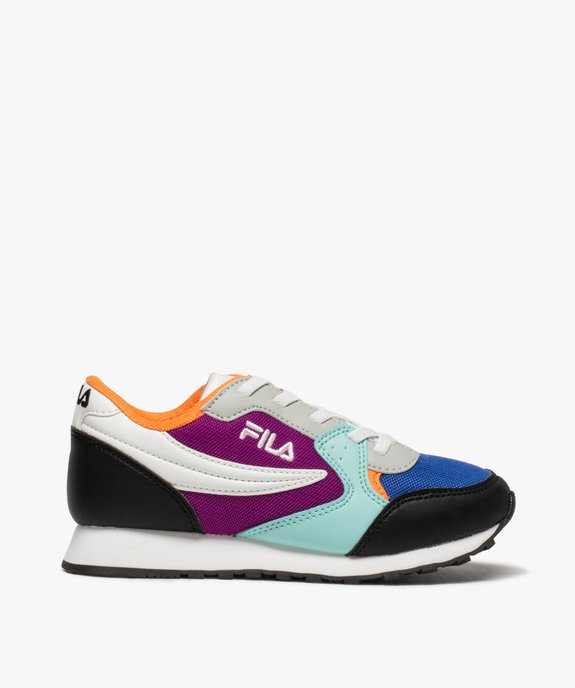 Baskets fille running colorées à lacets élastiques - Fila vue1 - FILA - GEMO