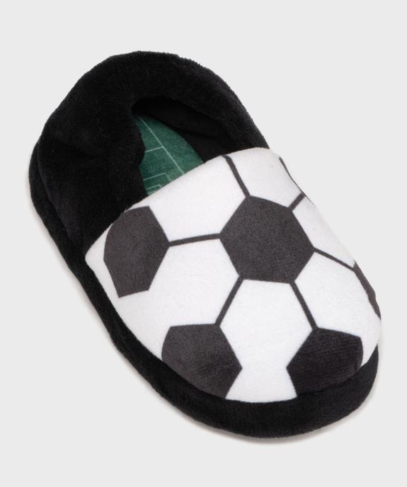 Chaussons moelleux forme ballon de football garçon vue5 - GEMO 4G GARCON - GEMO