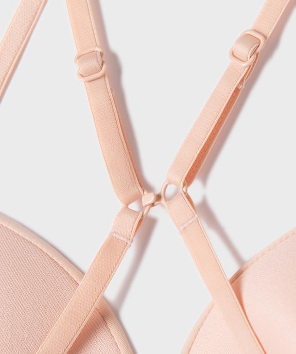 Soutien-gorge avec bonnets paddés et bretelles multipositions fille vue2 - GEMO (JUNIOR) - GEMO