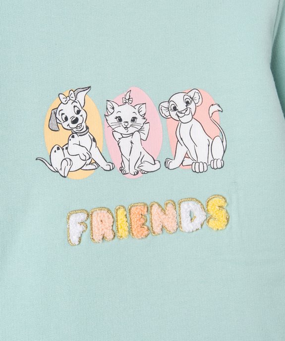 Sweat bébé en jersey molletonné imprimé - Disney vue2 - DISNEY BABY - GEMO