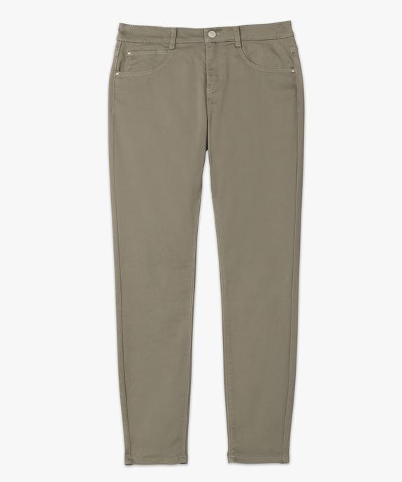 Pantalon femme coupe slim - Longueur L26 vue4 - GEMO(FEMME PAP) - GEMO