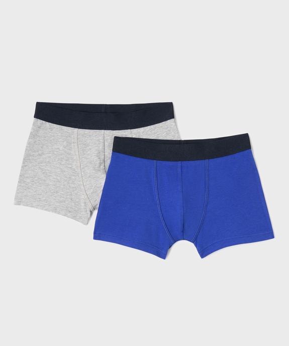 Boxers en coton biologique motifs jeux vidéo garçon (lot de 2) vue1 - GEMO 4G GARCON - GEMO