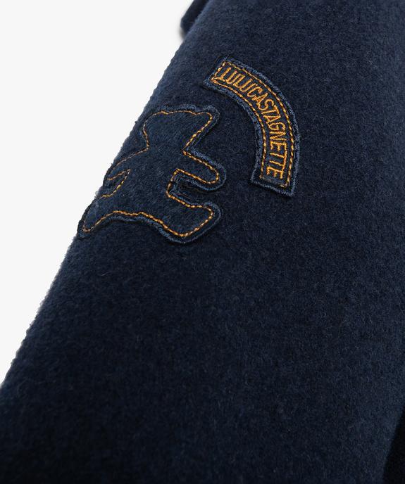 Manteau bébé garçon effet 2-en-1 caban/doudoune à capuche - LuluCastagnette vue3 - LULUCASTAGNETTE - GEMO