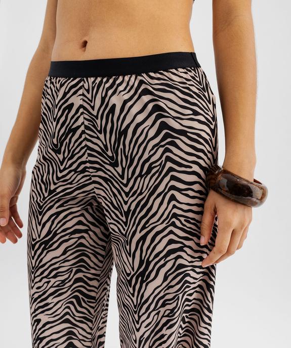 Pantalon de plage en maille fluide femme vue3 - GEMO 4G FEMME - GEMO